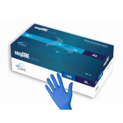 Foto Rękawiczki nitrylowe bezpudrowe easyCARE ZARYS - roz.XL niebieskie